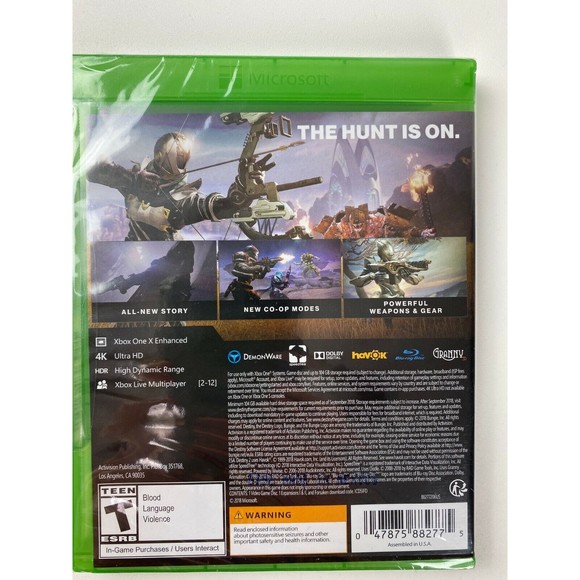 XBOX One Destiny 2 and Destiny 2 Forsaken Game Lot New Factory Sealed - Picture 8 of 8